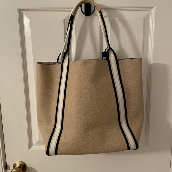 NWT Botkier Trinity Tote Bag Beige - Picture 2 of 3
